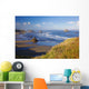 Wildflowers And Rock Formations Along The Coast At Bandon State Park Wall Mural