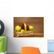Apples In A Basket Wall Mural