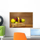 Apples In A Basket Wall Mural