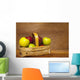 Apples In A Basket Wall Mural