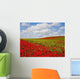 An Abundance Of Red Poppies In A Field Wall Mural