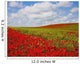 An Abundance Of Red Poppies In A Field Wall Mural