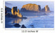 Fog Covered Rock Formations Wall Mural