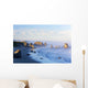 Fog Covered Rock Formations Wall Mural