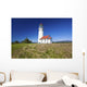 Wildflowers And Cape Blanco Lighthouse Wall Mural