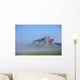 Bamburgh Castle In The Fog Wall Mural