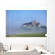 Bamburgh Castle In The Fog Wall Mural