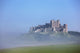 Bamburgh Castle In The Fog Wall Mural