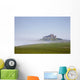 Bamburgh Castle On A Hill In The Fog Wall Mural