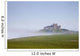 Bamburgh Castle On A Hill In The Fog Wall Mural
