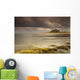 Bamburgh Castle Under A Cloudy Sky Wall Mural