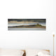 Dunstanburgh Castle On A Hill Under A Cloudy Sky Wall Mural