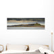 Dunstanburgh Castle On A Hill Under A Cloudy Sky Wall Mural