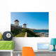 Windmills Green Hillside near Wall Decal
