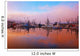 Sunrise Through The Morning Fog And Fishing Boats In Newport Harbor Wall Mural