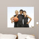 Young Boys In Basketball Team Wall Mural