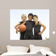 Young Boys In Basketball Team Wall Mural