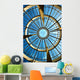 Sky Behind Glass Roof Wall Mural
