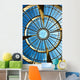 Sky Behind Glass Roof Wall Mural