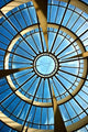 Sky Behind Glass Roof Wall Mural