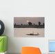 Boat on the Niger River in Mopti, Mali Wall Mural