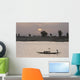 Boat on the Niger River in Mopti, Mali Wall Mural
