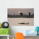 Boat on the Niger River in Mopti, Mali Wall Mural