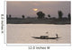Boat on the Niger River in Mopti, Mali Wall Mural