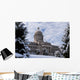 Snowy Scene Kentucky State Wall Decal