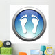 Button Footprint Wall Decal