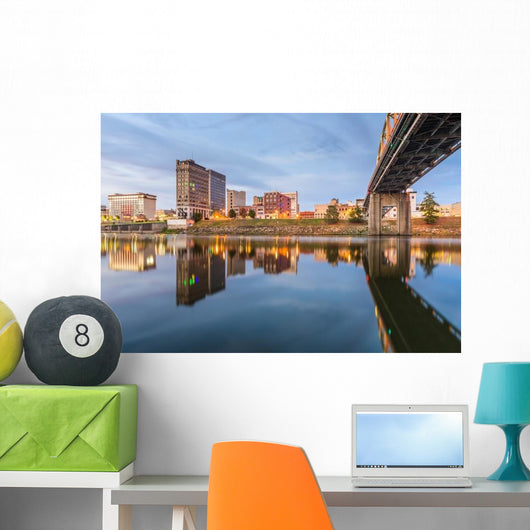 Charleston West Virginia USA River Wall Decal