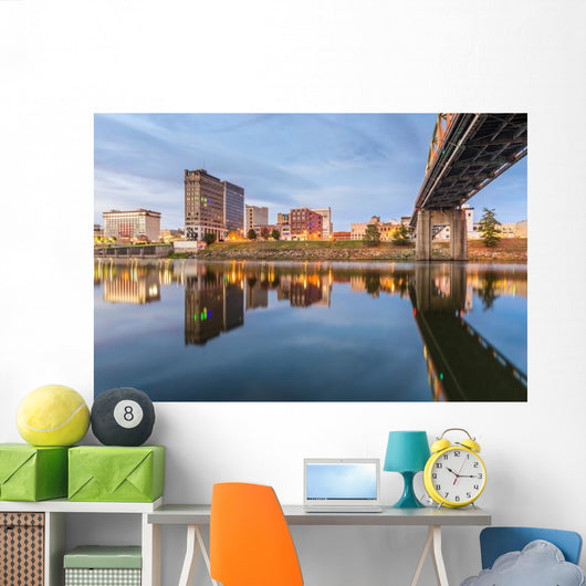 Charleston West Virginia USA River Wall Decal