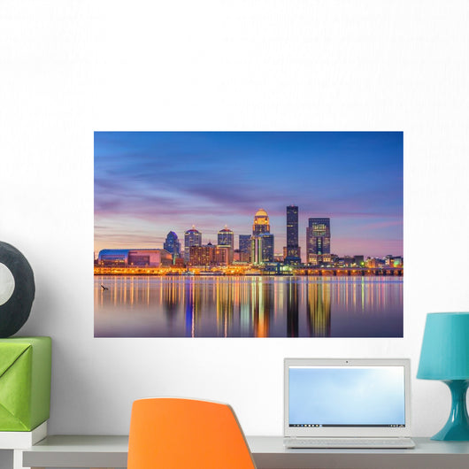 Louisville Kentucky USA Skyline Wall Decal