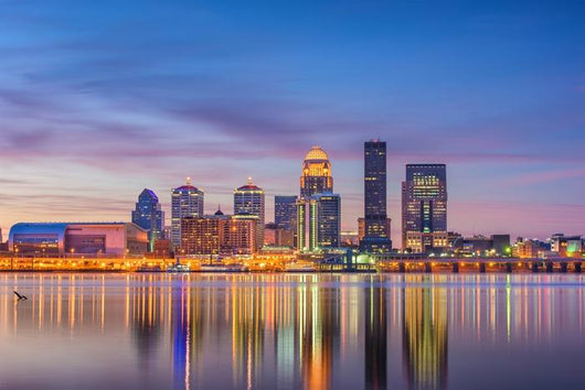 Louisville Kentucky USA Skyline Wall Decal