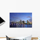 Downtown Miami at dusk, Florida USA Wall Mural