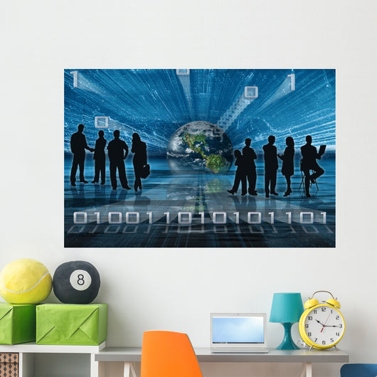 Binary Tech Business Wall Decal