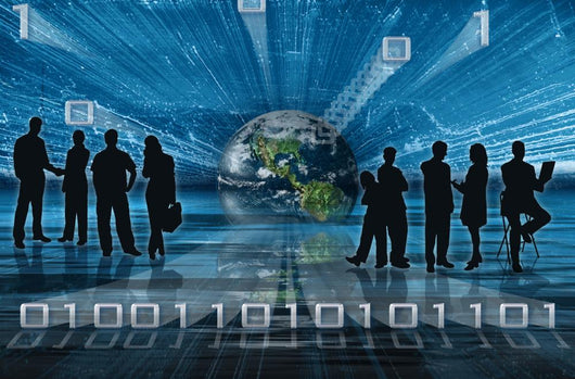 Binary Tech Business Wall Decal