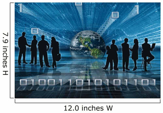 Binary Tech Business Wall Decal