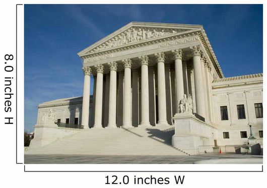 Us Supreme Court in Washington Dc Wall Mural