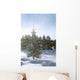 Snowy Flurries Falling In The Sunshine Wall Mural