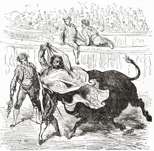 Spain After A Work By Gustave Dore Wall Mural