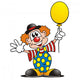 Clown with Balloon