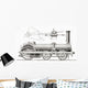 Crampton's Railway Steam Locomotive Engine Wall Mural