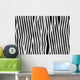 zebra fell fur Wall Mural