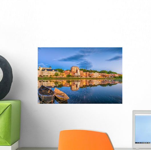 Augusta Maine USA Skyline Evening Wall Decal