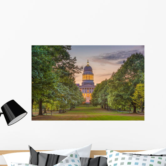 Maine State House Building Wall Decal