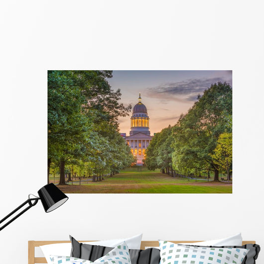 Maine State House Building Wall Decal