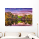 Central Park New York Evening Wall Decal