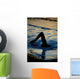 silhouetted swimmer 3 Wall Mural