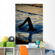 silhouetted swimmer 3 Wall Mural
